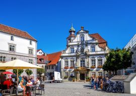 Lais Puzzle - Rathaus, Wangen im Allgäu, Baden-Württemberg, Deutschland - 1.000 Teile