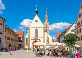 Lais Puzzle - Marktplatz, Rottenburg am Neckar, Baden-Württemberg, Deutschland - 1.000 Teile