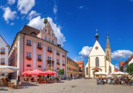 Lais Puzzle - Marktplatz, Rottenburg am Neckar, Baden-Württemberg, Deutschland - 1.000 Teile