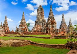 Lais Puzzle - Wat Chaiwatthanaram-Tempel in der Provinz Ayutthaya. Historischer Park Ayutthaya, Thailand - 1.000 Teile