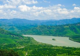 Lais Puzzle - Tropische Natur, Aussichtspunkt Khao Fachi in der Provinz Ranong im Süden von Thailand - 1.000 Teile