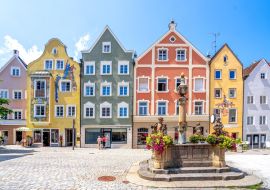 Lais Puzzle - Marienplatz, Weilheim in Oberbayern, Bayern, Deutschland - 1.000 Teile