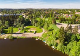 Lais Puzzle - Kymijoki Flusswasser in Finnland, Kymenlaakso, Kouvola, Koria - 1.000 Teile