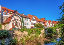 Lais Puzzle - Fluss Wetter, Bietigheim Bissingen, Baden-Württemberg, Deutschland - 1.000 Teile
