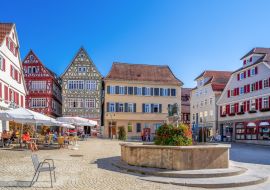 Lais Puzzle - Marktplatz, Vaihingen an der Enz, Baden-Württemberg, Deutschland - 1.000 Teile