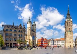 Lais Puzzle - Panorama, Markt, Halle an der Saale, Deutschland - 1.000 Teile