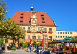Lais Puzzle - Rathaus und Markt, Heilbronn, Baden-Württemberg, Deutschland - 1.000 Teile