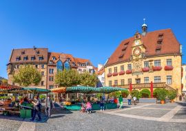 Lais Puzzle - Rathaus und Markt, Heilbronn, Baden-Württemberg, Deutschland - 1.000 Teile