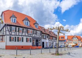 Lais Puzzle - Marktplatz, Oberursel, Taunus, Hessen, Deutschland - 1.000 Teile