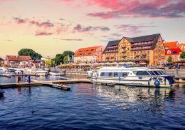Lais Puzzle - Hafen von Waren an der Müritz, Mecklenburg Vorpommern, Deutschland - 1.000 Teile