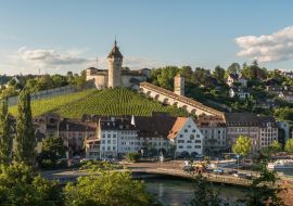 Lais Puzzle - Panoramablick auf die Altstadt von Schaffhausen und die Festung Munot, Kanton Schaffhausen, Schweiz - 1.000 Teile