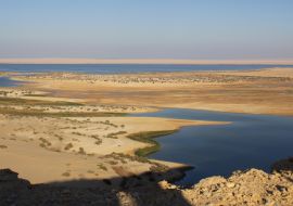 Lais Puzzle - Panoramablick auf den Magischen See - Wüste der Oase Fayyum - Ägypten - 1.000 Teile