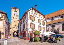 Lais Puzzle - Turm, Ribeauville, Elsass, Frankreich - 1.000 Teile