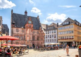 Lais Puzzle - Rathaus, Marburg an der Lahn, Hessen, Deutschland - 1.000 Teile