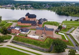 Lais Puzzle - Hämeenlinna, Berühmte Backsteinburg Häme in Kanta-Häme, Südfinnland - 1.000 Teile