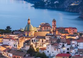 Lais Puzzle - Vietri Sul Mare, Italien Stadtsilhouette an der Amalfiküste - 1.000 Teile