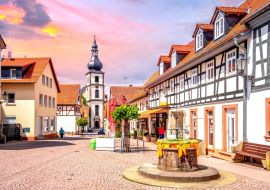 Lais Puzzle - Altstadt, Gersfeld, Rhön, Hessen, Deutschland - 1.000 Teile