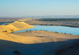 Lais Puzzle - Fayyum magischer See umgeben von Wüste, Tagesaufnahme - 1.000 Teile