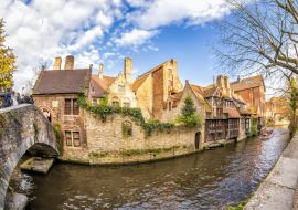 Lais Puzzle - Kanal in Brügge an der Bonifaciusbrücke - 1.000 Teile