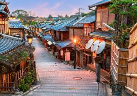 Lais Puzzle - Kyoto, Japan in der Abenddämmerung in Higashiyama - 1.000 Teile