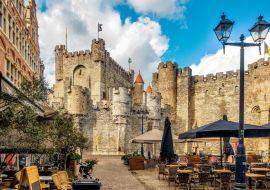 Lais Puzzle - Blick auf Burg Gravensteen in Gent/Flandern - 1.000 Teile