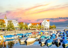 Lais Puzzle - Blick über Friedrichshafen, Deutschland - 1.000 Teile