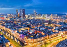 Lais Puzzle - Den Haag, Niederlande Stadtzentrum Skyline - 1.000 Teile