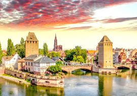 Lais Puzzle - Pont Couverts, Brücken, Strassburg, Frankreich - 1.000 Teile