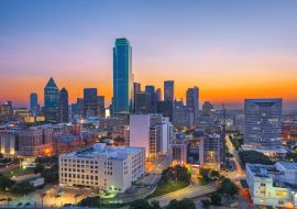 Lais Puzzle - Dallas, Texas, USA Stadtsilhouette - 1.000 Teile