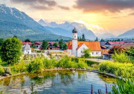 Lais Puzzle - Wallgau, Bayern, Deutschland - 1.000 Teile