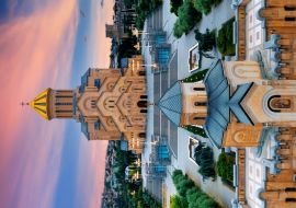 Lais Puzzle - Kathedrale der Heiligen Dreifaltigkeit in Tiflis in Georgien - 1.000 Teile