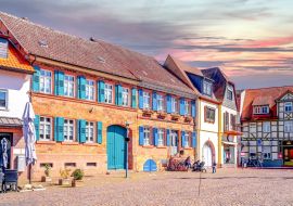 Lais Puzzle - Markt, Altstadt, Dieburg, Deutschland - 1.000 Teile