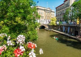 Lais Puzzle - Gracht und Stadthaus in Utrecht - 1.000 Teile