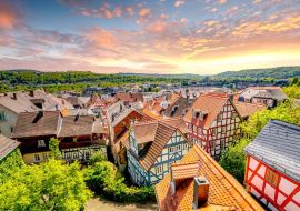 Lais Puzzle - Blick über Marburg an der Lahn, Hessen, Deutschland - 1.000 Teile