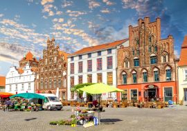Lais Puzzle - Markt, Altstadt, Greifswald, Mecklenburg Vorpommern, Deutschland - 1.000 Teile