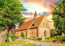 Lais Puzzle - Dorfkirche in Katzow, Mecklenburg Vorpommern, Deutschland - 1.000 Teile