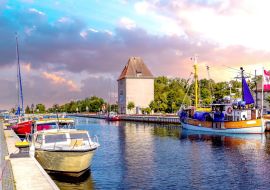 Lais Puzzle - Altstadt, Uckermünde, Mecklenburg Vorpommern, Deutschland - 1.000 Teile