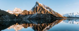 Lais Puzzle - Sonnenuntergang an einem ruhigen Bergsee in Österreich mit spiegelnder Reflexion - 2.000 Teile
