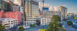 Lais Puzzle - Auckland. Luftaufnahme der Skyline von Auckland, Neuseeland, während eines Sommertages - 2.000 Teile