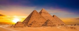 Lais Puzzle - Große Pyramiden von Gizeh, Ägypten, bei Sonnenuntergang - 2.000 Teile