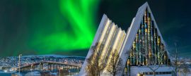 Lais Puzzle - Norwegen Tromso Eismeerkathedrale Nordlicht - 2.000 Teile