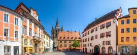 Lais Puzzle - Sankt Gumbertus Kirche und Rathaus, Ansbach, Bayern, Deutschland - 2.000 Teile
