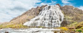 Lais Puzzle - wunderschöne Kaskaden des Famlus Dynjandi Wasserfalls, Westfjorde, Island, Europa - 2.000 Teile