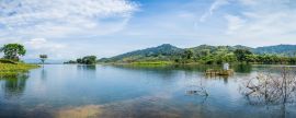 Lais Puzzle - Panoramablick auf den Barinas-Staudamm. Bundesstaat Barinas, Venezuela - 2.000 Teile