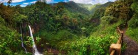 Lais Puzzle - Catarata del Toro Wasserfall mit umliegenden Bergen in Costa Rica - 2.000 Teile