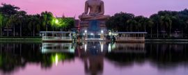Lais Puzzle - Wat Phikul Thong, ein buddhistischer Tempel in Singburi, Thailand - 2.000 Teile