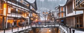 Lais Puzzle - Obanazawa Ginzan Onsen, Japan im Winter - 2.000 Teile