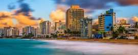 Lais Puzzle - Skyline des Resorts von San Juan, Puerto Rico, am Strand von Condado - 2.000 Teile