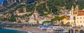 Lais Puzzle - Amalfi, Italien Küstenstadt-Silhouette am Tyrrhenischen Meer - 2.000 Teile