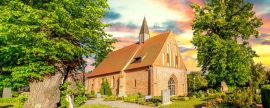 Lais Puzzle - Dorfkirche in Katzow, Mecklenburg Vorpommern, Deutschland - 2.000 Teile